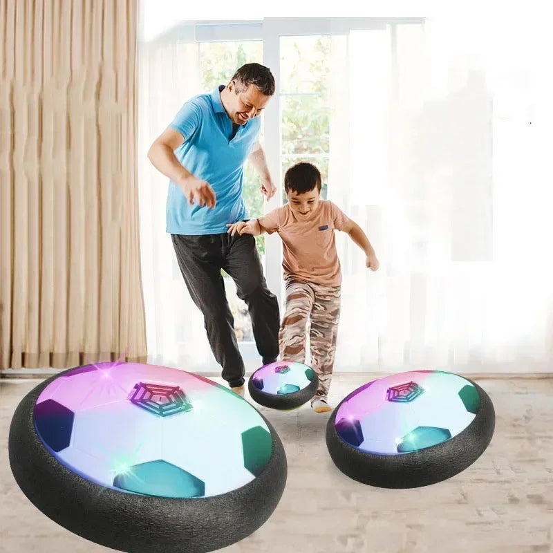 New Hover Soccer Ball Air Cushion Floating Foam Football with LED Light