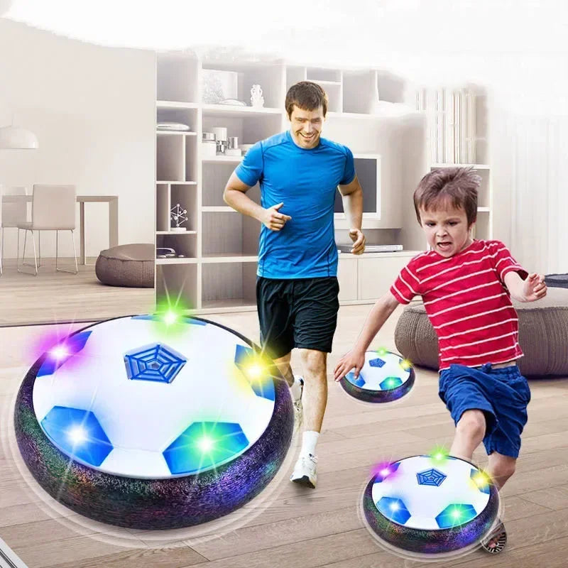 New Hover Soccer Ball Air Cushion Floating Foam Football with LED Light