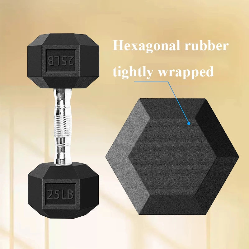 Hexagonal Dumbbell Set